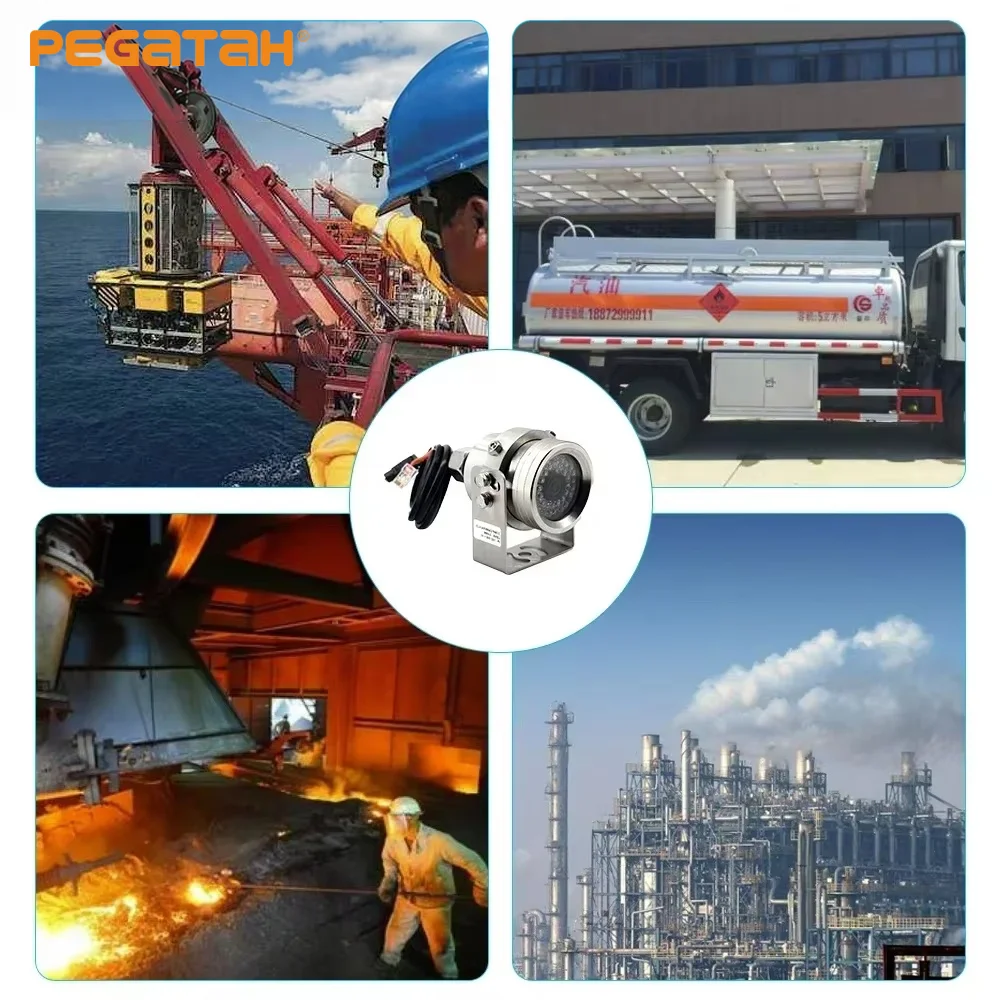 PEGATISAN 2MP IP Camera Explosion Proof IP68 Waterproof POE Surveillance Security CCTV System explosion proof camera