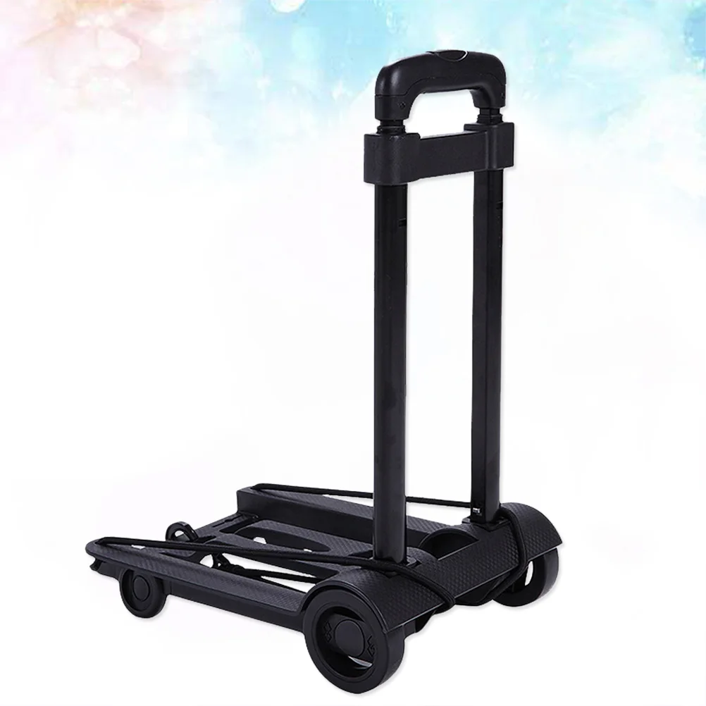 Utility Rolling Carts With Wheels with Wheels Foldable Luggage Dolly Rolling Carts With Wheels Portable Fold Dolly