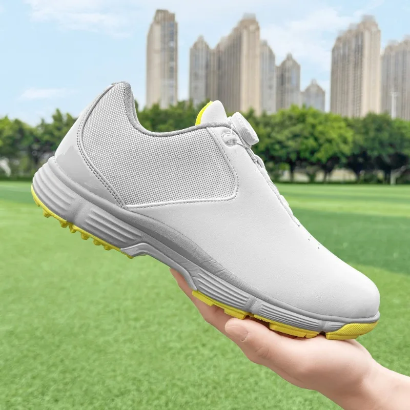 

2026 Good Quality Men Golf Shoe Outdoor Lawn Walking Shoe Professional Man Golf Sneakers Comfortable Walking Shoes Man
