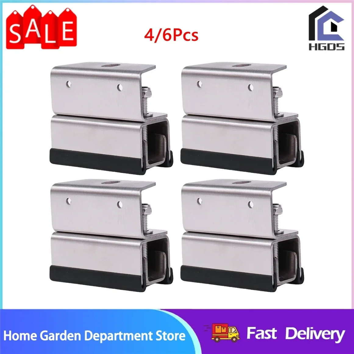 4/6Pcs Van Roof Rack Brackets Stainless Steel Kit for forPROMASTER for Boxer Perfect for Carrying Equipment on Adventures