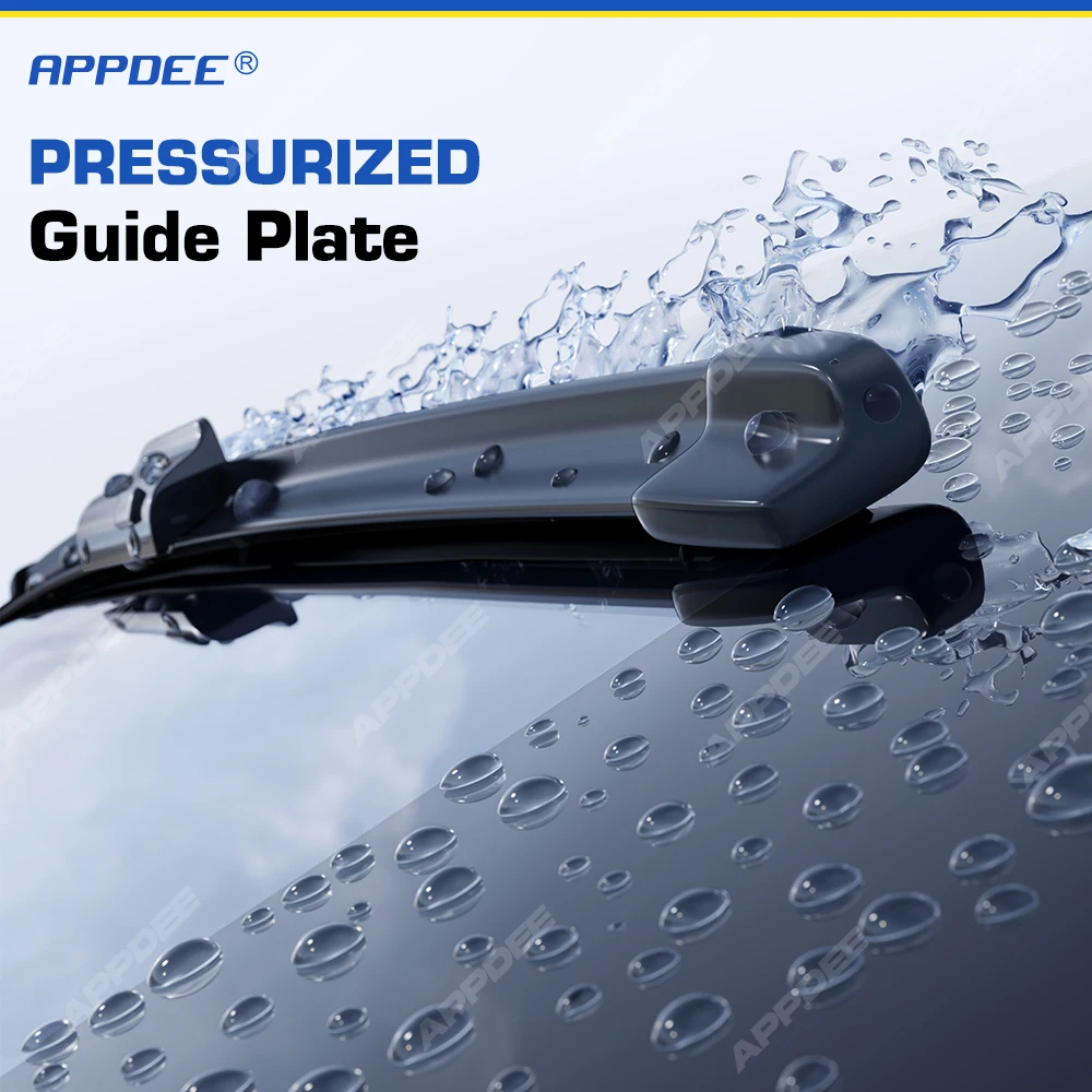 APPDEE Untuk Peugeot 301 2012-2026 Wiper Silikon & Karet Bilah Wiper Depan Kaca Depan Sikat Kaca Jendela