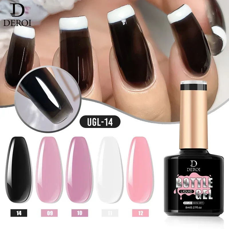 New Clear Building smalto per unghie Nude Pink Milk White Gel ad estensione rapida Gel per unghie semipermanente in gomma UV per Nail Art