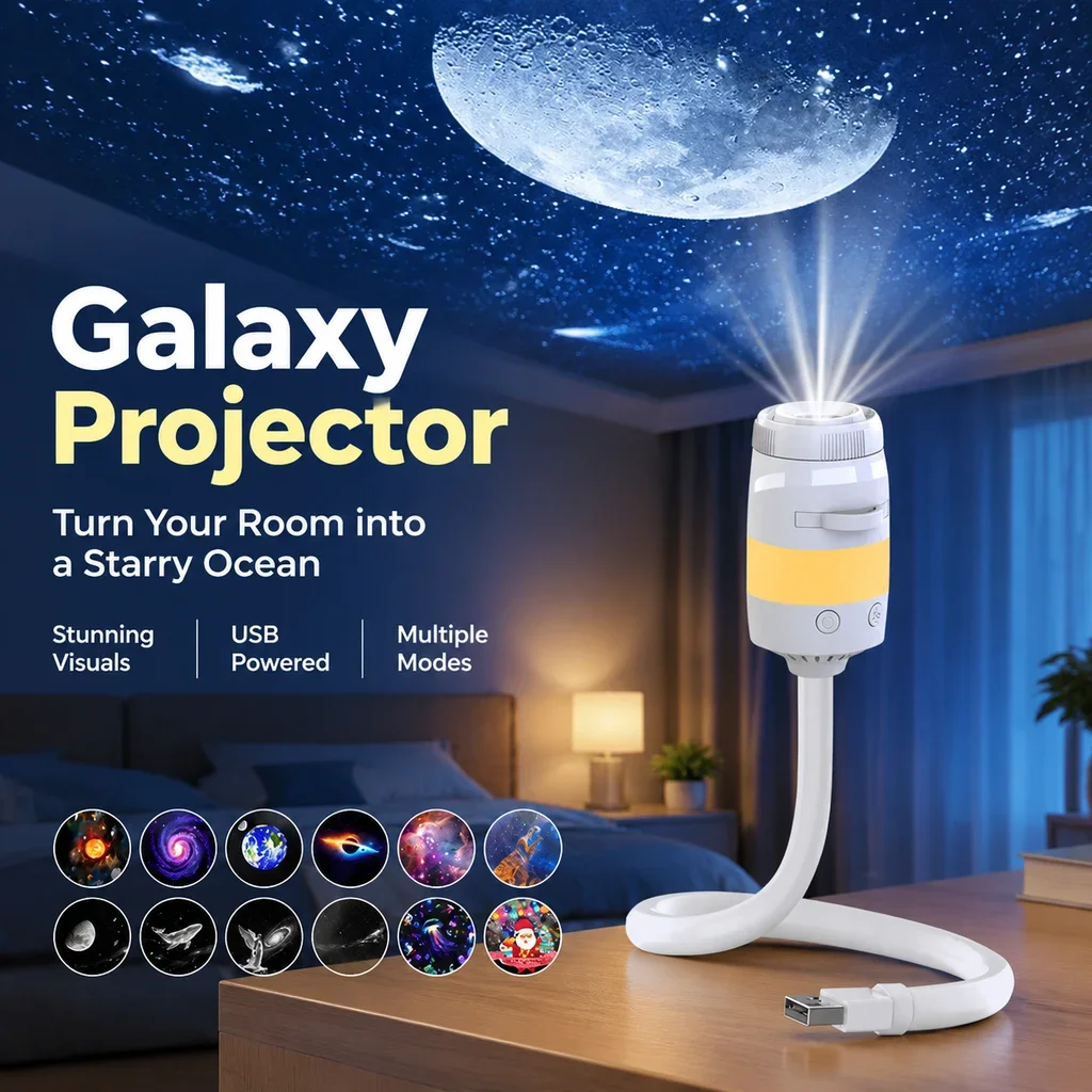 ギャラクシープロジェクター-usb-クラゲ-星空-宇宙-led-ナイトライト-ランプ-家庭用-寝室-部屋の装飾-雰囲気照明