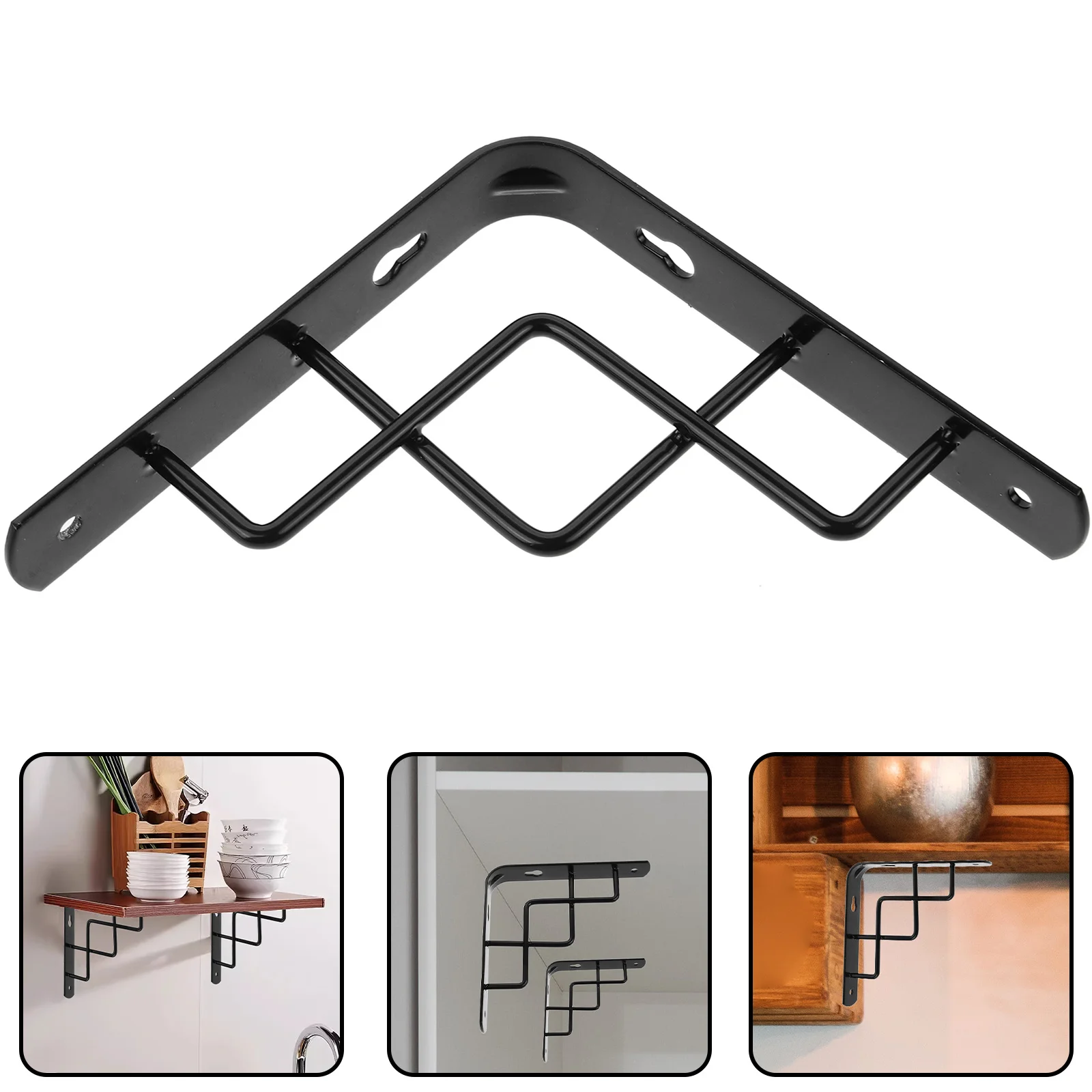 

Heavy Duty Wall Shelf Bracket Thick Corner Bracket For Kitchen Bathroom Shelves Storage Iron Support Brackets