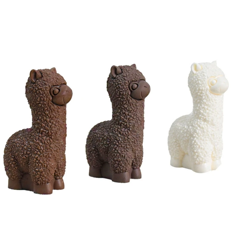 Alpacas Silicone Mold Scented Candle Mould DIY Table Ornament Tool Nonstick