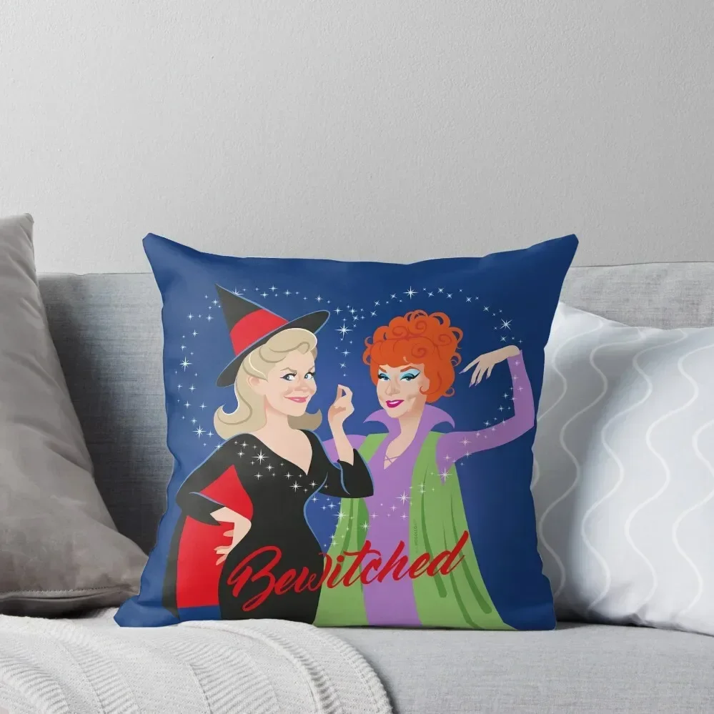 Bewitched Ladies Throw Pillow Sofa Cushions Covers christmas decorations for home 2025 pillow cover christmas pillow