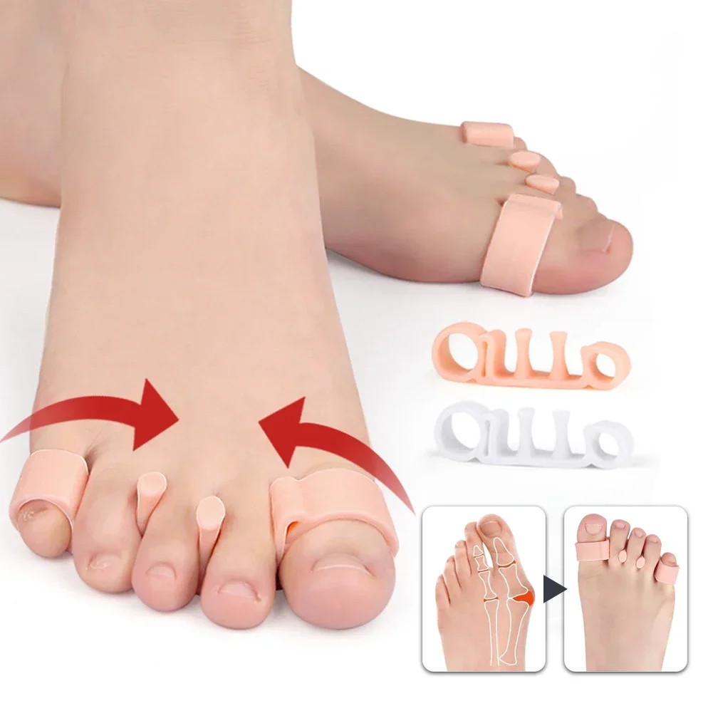 Sdotter 1Pair Silicone Body Feet Alignment Kit Natural Realignment Posture Correction Gel Stretcher Body Shaping Orthopedic