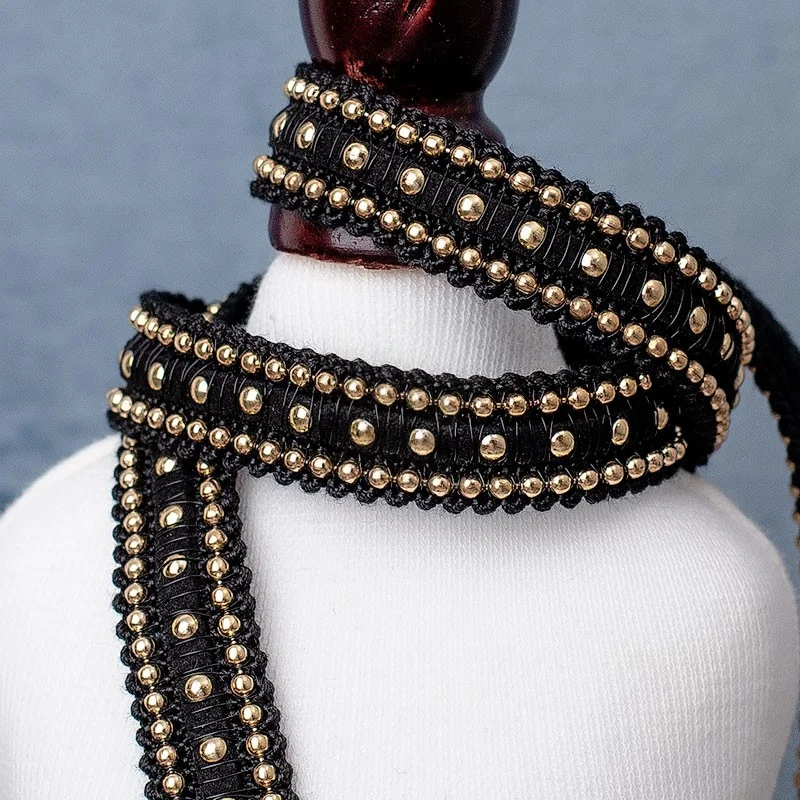 Breedte 0,59 inch metalen kralen kanten rand, kralenkant, parelkant voor doe-het-zelf-jurk