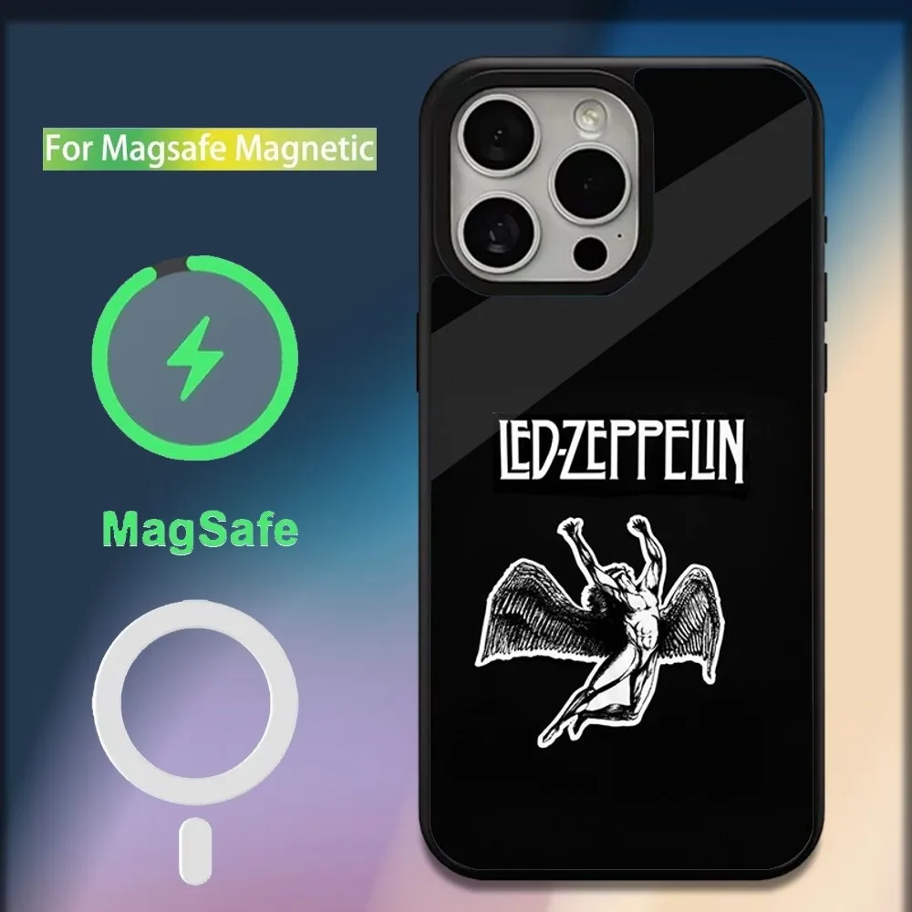 L-Led Rock Z-ZeppelinS Phone Case For iPhone 16,15,14,13,12,11,Plus,Pro,Max,Mini Magsafe Magnetic Wireless Charging