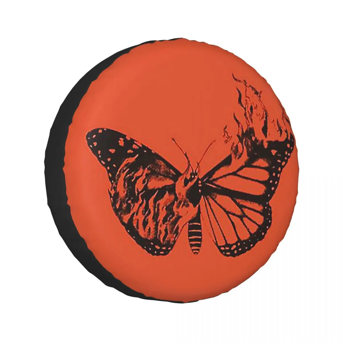 

Custom Hfk Butterfly Spare Tire Cover for Car Vehicle 4x4 Wheel Protector Covers 14" 15" 16" 17" Inch