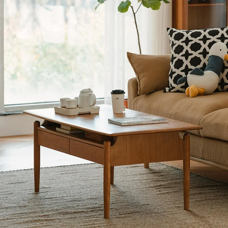 

Small-sized Apartment Coffee Table Japanese Simple Fashionable Coffee Table Living Room Furniture Jamuan Minum Teh YS50CC