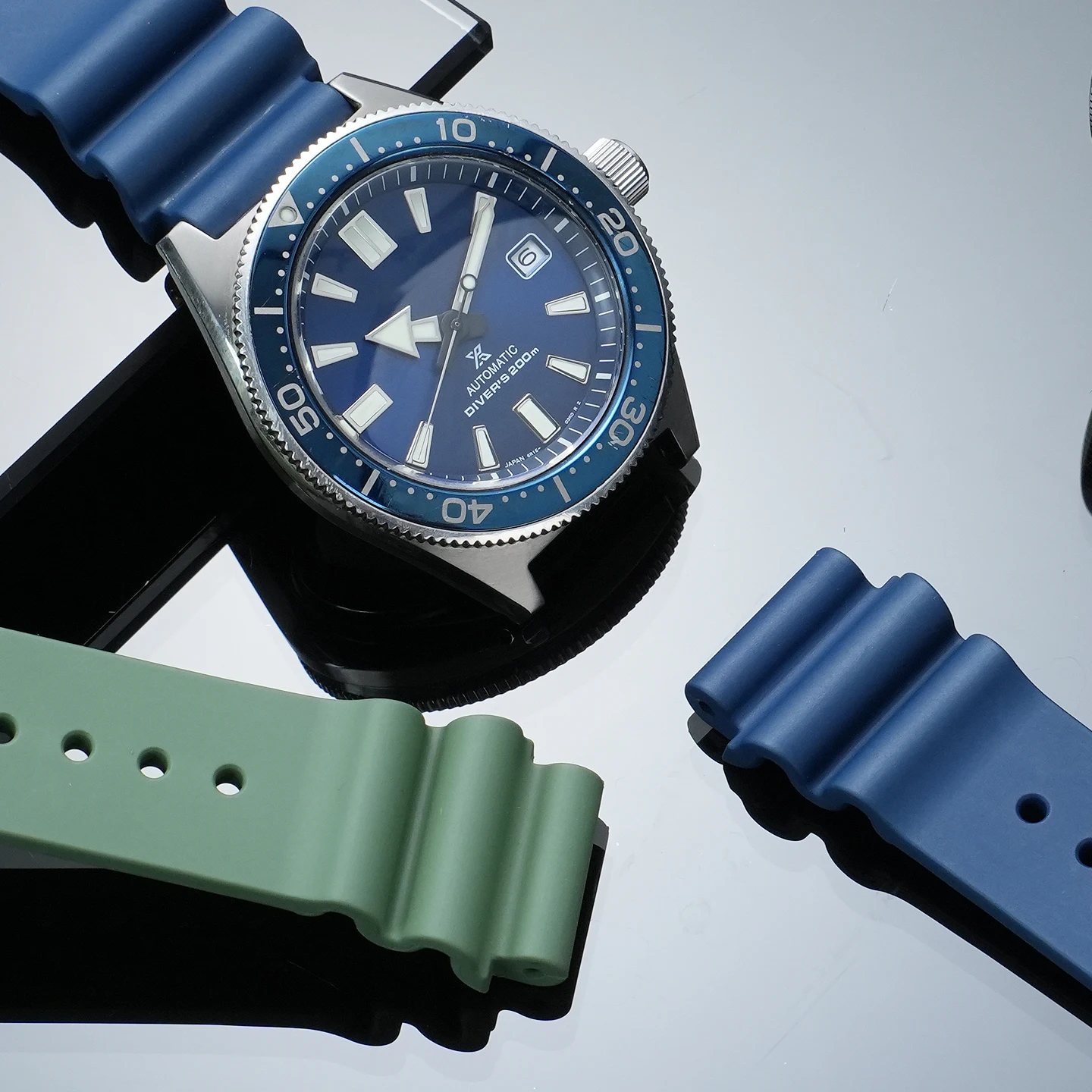 For Seiko Diver Series: FMK No - Rubber Strap Diver recension och pris