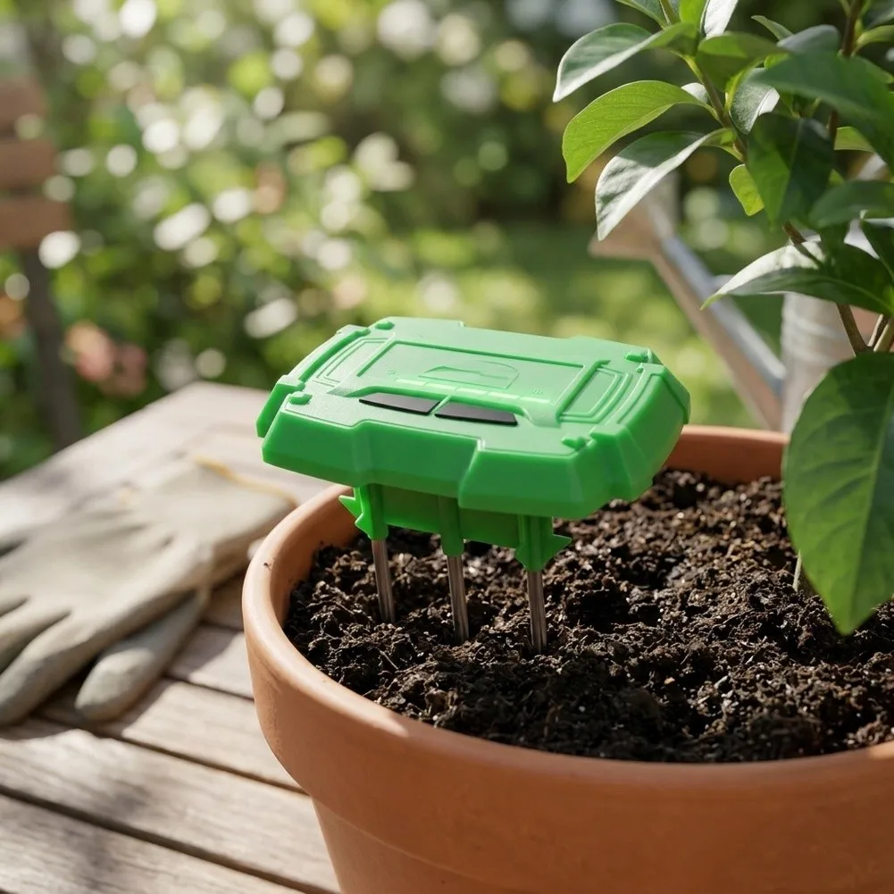 Three-Probe Wireless Soil Moisture Sensor for Precise Measurement Larger Soil Areas and Reliable Outdoor Performance