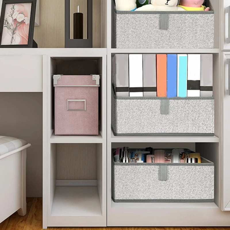 

Closet Storage Bins For Shelves, For Organization, Closet Organizers And Storage