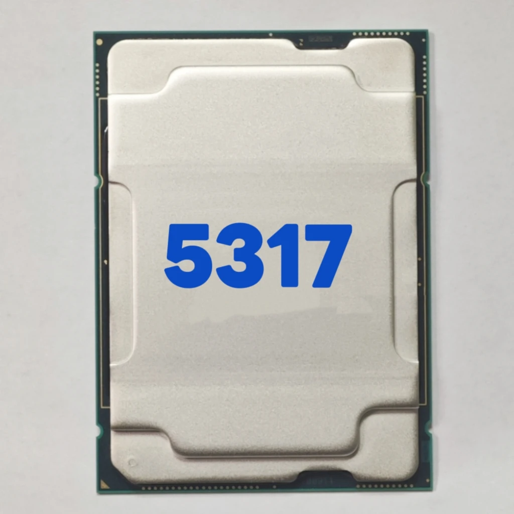 Xeon Gold 5317 Serverprocessor 12 kernen 24 draden 3,0 GHz basis 3,6 GHz Max. Turbo voor gebalanceerde werkbelastingen