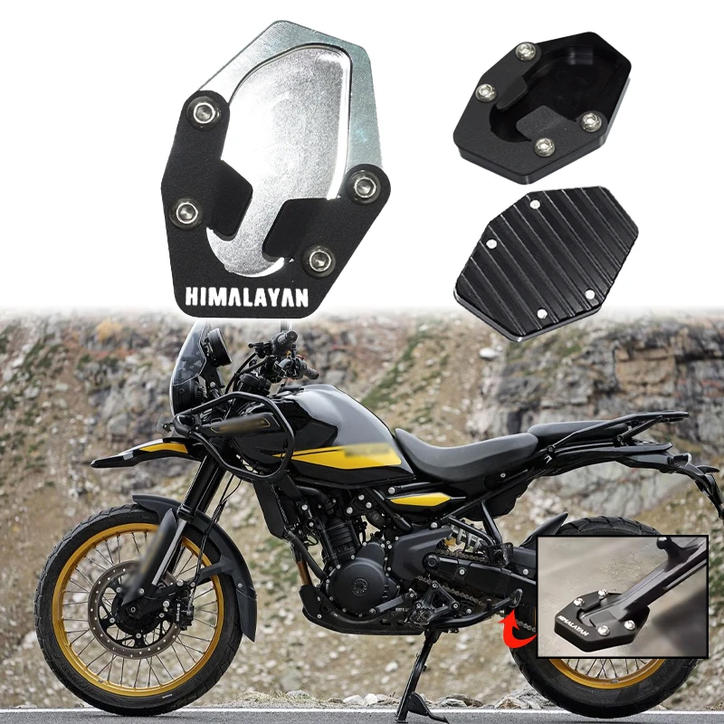 

For RE HIMALAYAN 450 Himalaya 450 2024 2025 Pad Pedals Motorcycle Accessories Enlarge Kickstand Extension Plate himalaya450