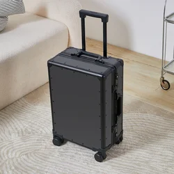 Explosive carbon fiber luggage New aluminum frame luggage multi-wheel large capacity 20 inch registered luggage welcome to buy