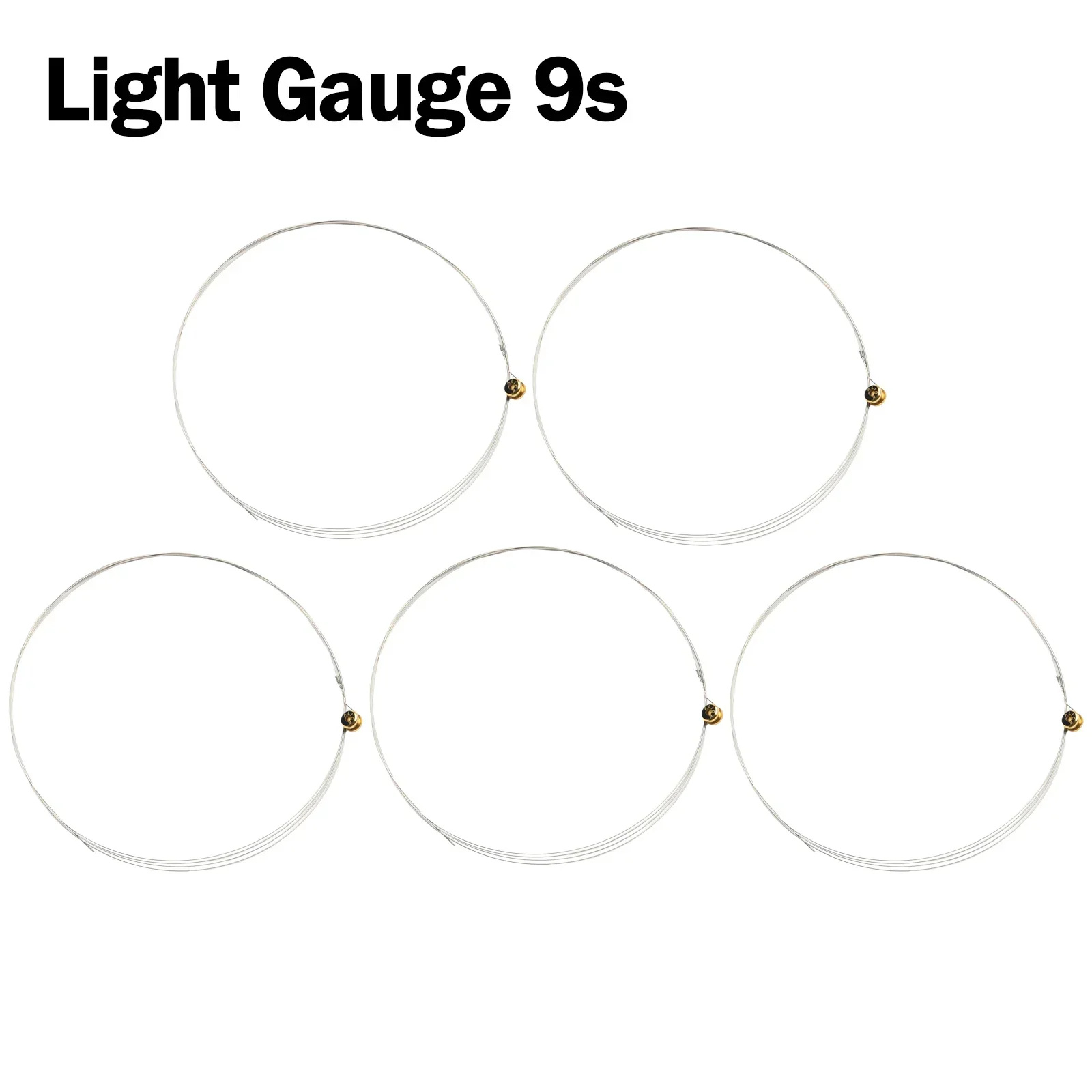 5PCS Electric Guitar Acoustic Guitar Single String Top E Plain Steel Gauges .009 010 Guitar Accessories Replacement Strings New