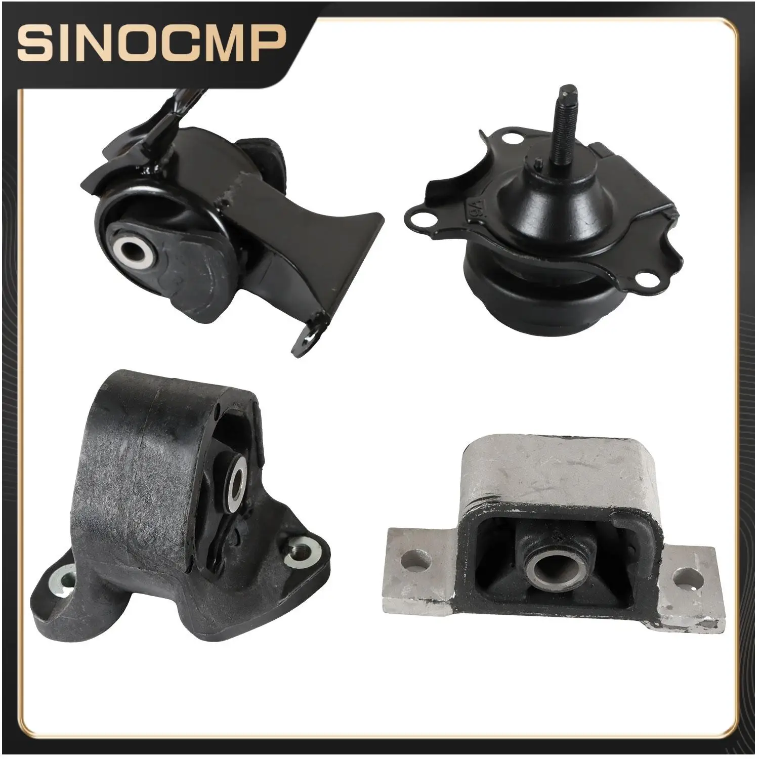 

4PCS Engine Motor & Trans Mount A4504 A4506 A6596 A6597 For 2002-2006 Honda CR-V 2.4L L4 Automobile engine parts Brand New