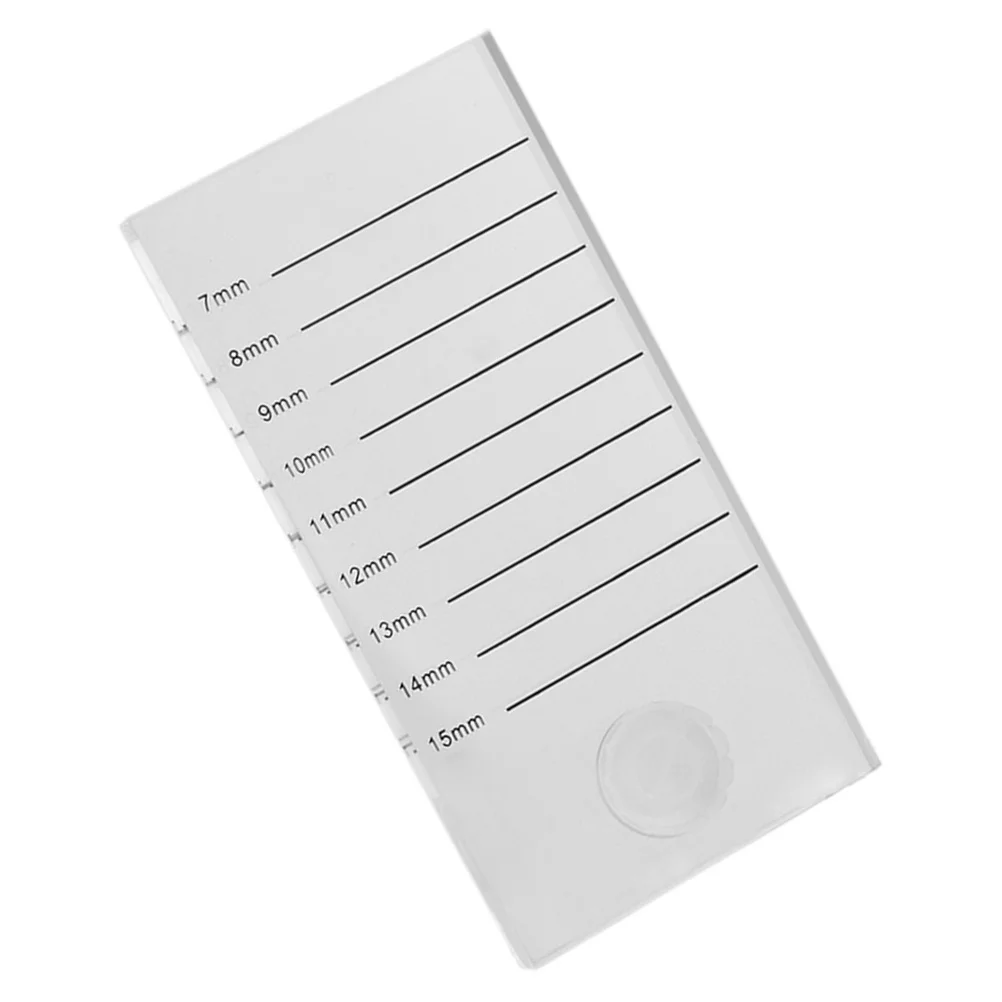 1pc Extension Board Acrylic Smooth Surface With Scale False Eyelash Holder Tool Eyelash Extension Accessories Supplies Tools