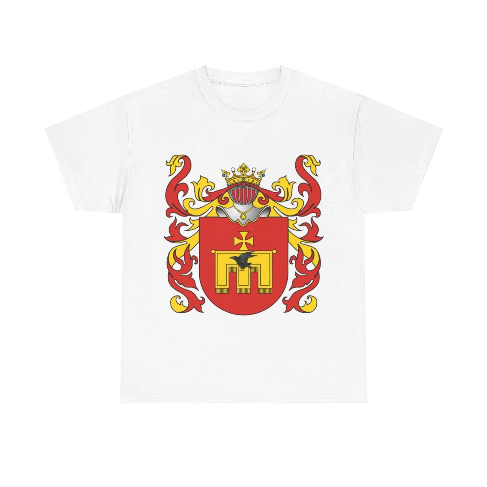 KRUKOWSKI Coat of Arms T-Shirt Polish Nobility Heritage Kingdom of Poland Tee