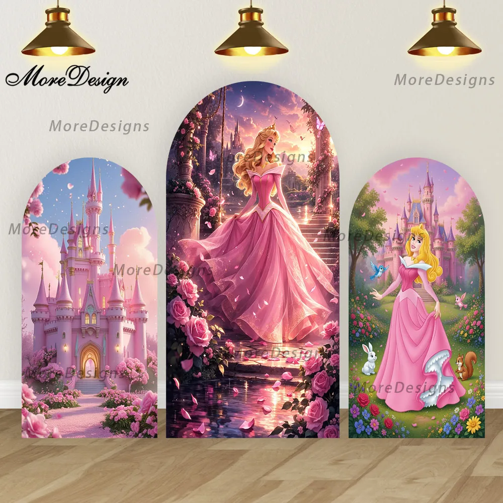 

Фон для фотосессии «Спящая красавица», чехлы для арок, реквизит для фотосъемки на день рождения и детский праздник