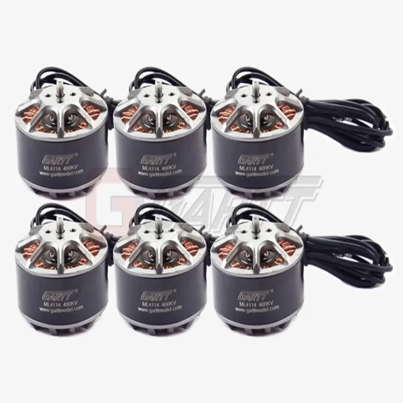 

6 шт. GARTT ML 4114 400KV 4114 электродвигатель без щетки для многовинтового квадрокоптера Hexa DJI S800 S1000 RC drone