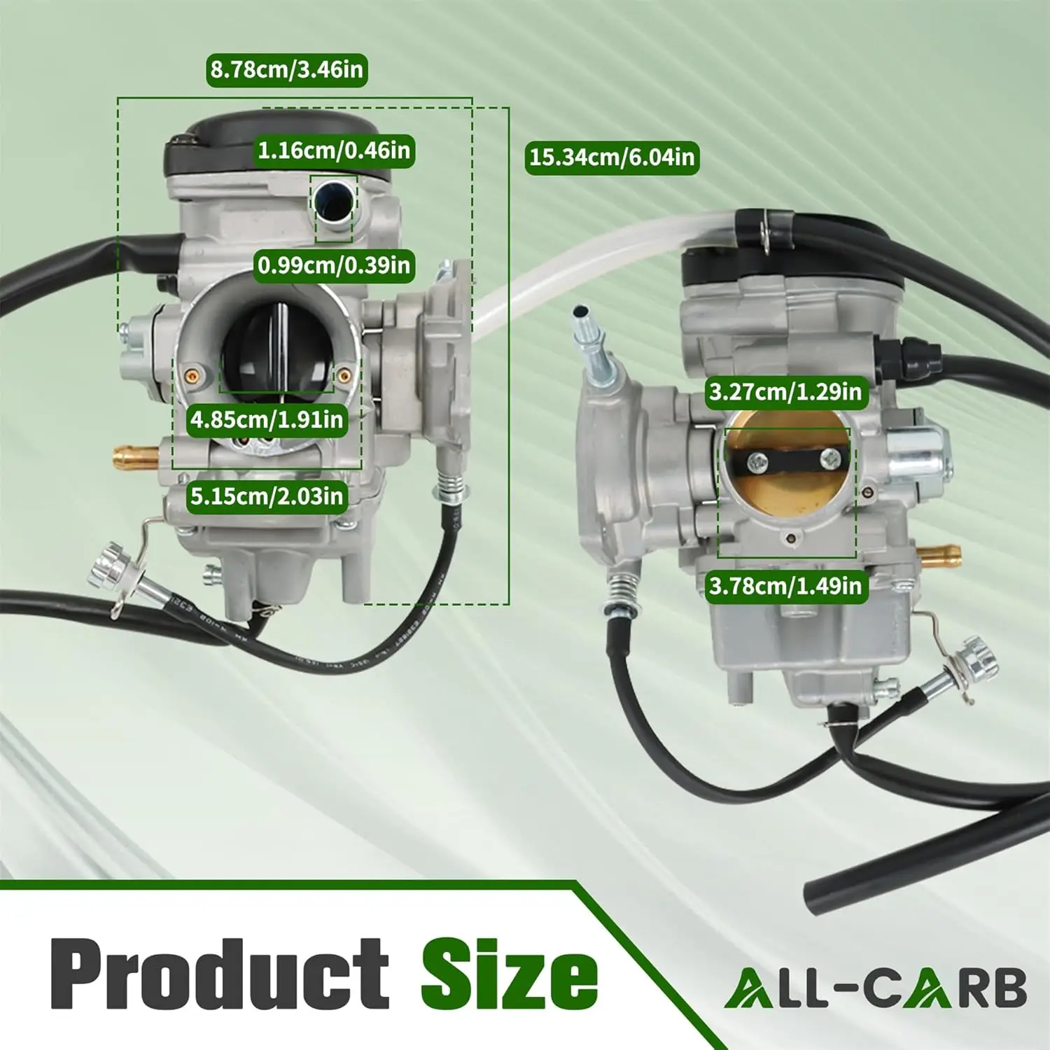 Carburetor Carb Replacement for Yamaha Bruin 250 350 Big Bear 250 400 Wolverine 350 450 Kodiak 400 450 YFM350 YFM400 YF