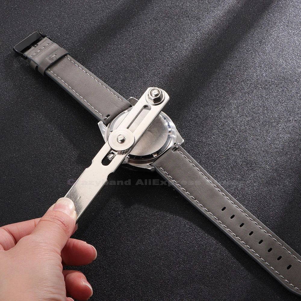 اثنين من مخالب فتاحة معدنية عدة أدوات ساعة ساعة قابل للتعديل فتاحة الغطاء الخلفي اضغط أقرب مزيل إصلاح الساعاتي أداة إصلاح أداة