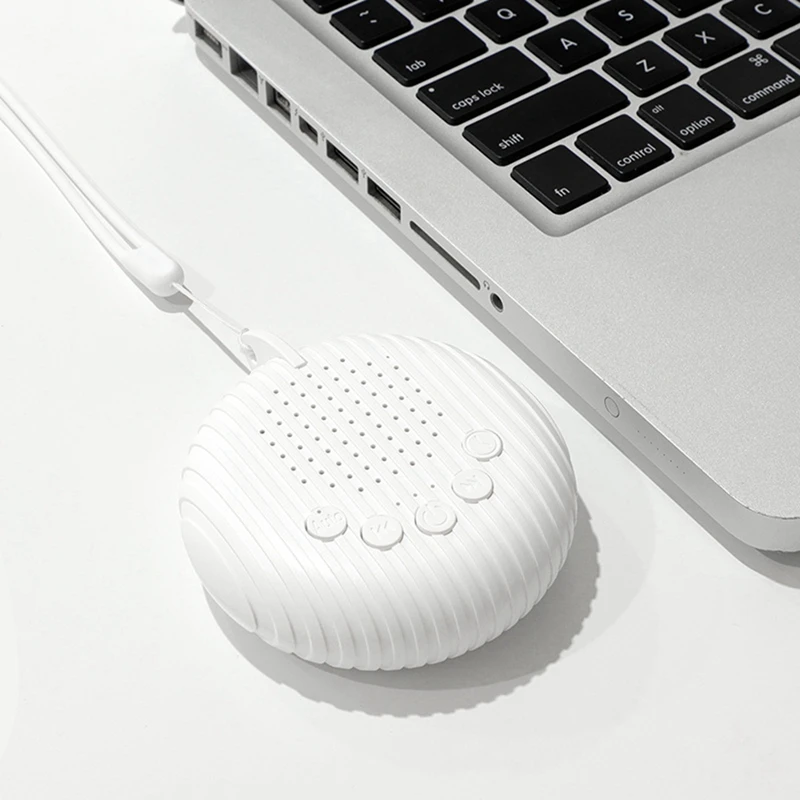 Machine à bruit blanc portable aste avec minuterie, appareil sonore de sommeil pour la maison, le bureau, le dortoir