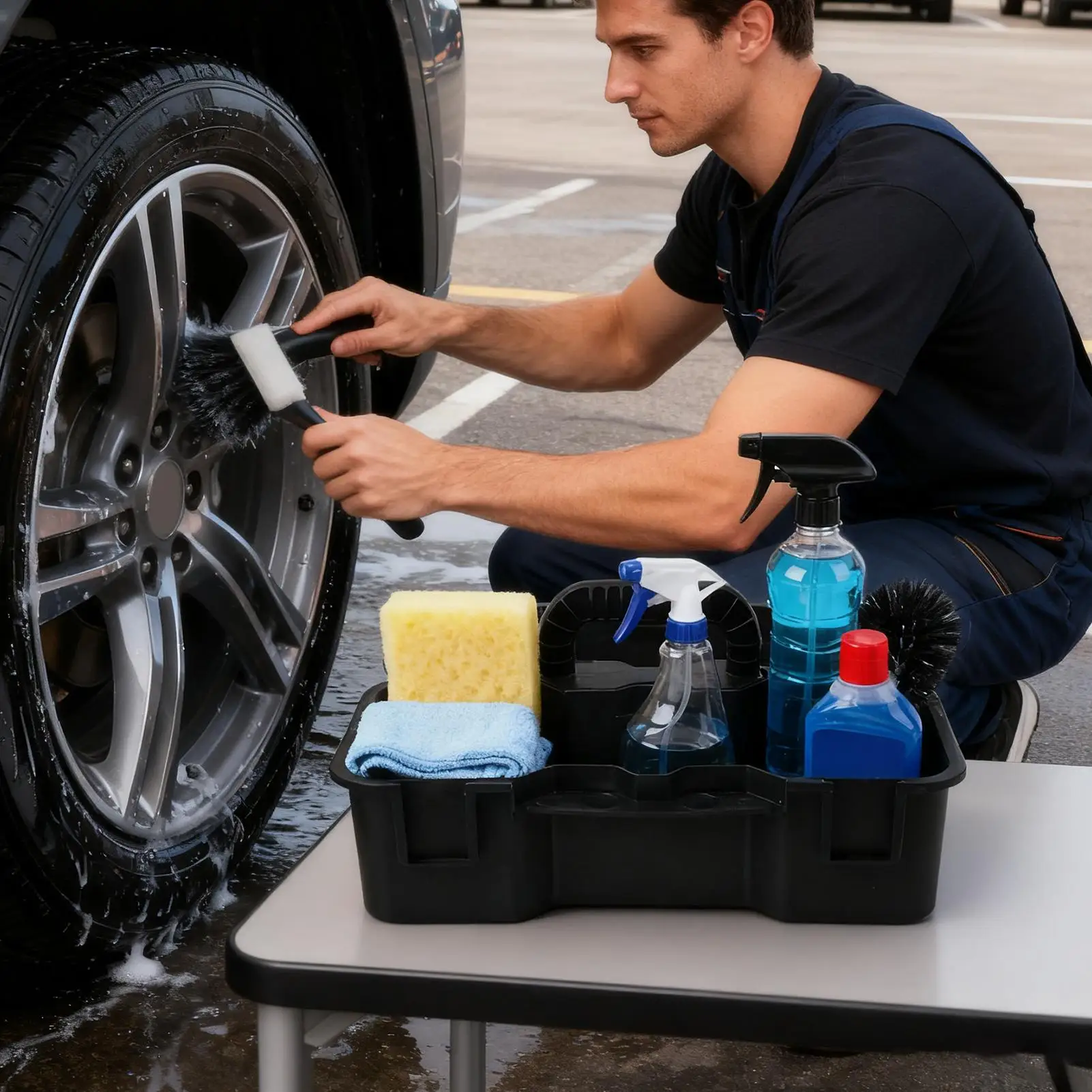 

Чистящая корзина с ручкой, портативная многоцелевая корзина для душа в общежитии, для душа, спальни, стирки, кухни, дома