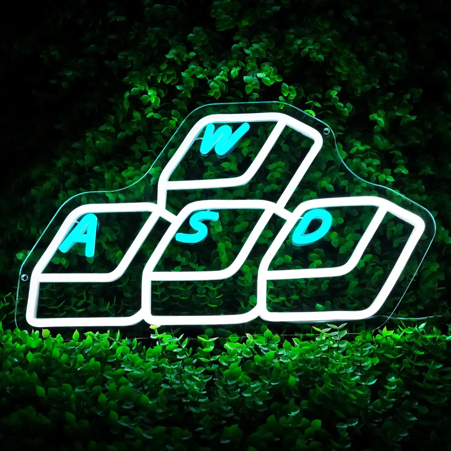 Keyboard Neon Sign Gaming Accessories Game Neon Light Sign USB Dimmable LED for Teenage Boy Game Room Man Cave Gaming Wall Decor