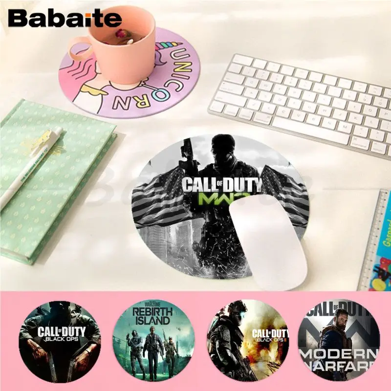 Game C-Call of D-DutyS  Mousepad INS Tide Round Keyboard Mat Table Mat Students Cabinet Gamer Desktop Mousepad Cup Mats Deskpad