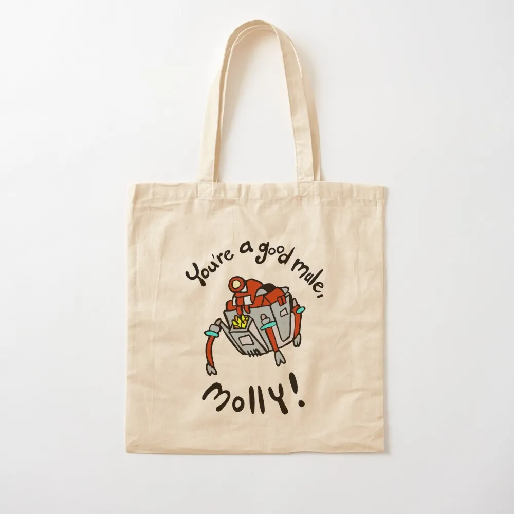 

Deep Rock Galactic - You're a Good Mule, Molly! Tote Bag Shopper handbag great bag shopping bag Women's bags Canvas Tote