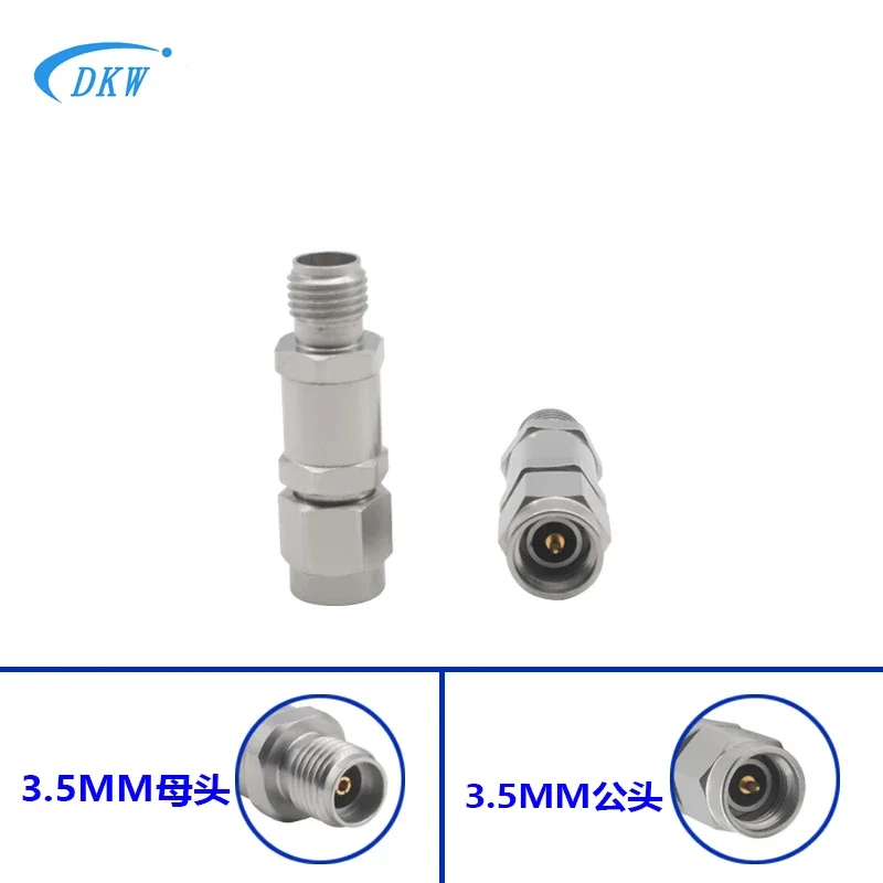 

3.5MM millimeter wave adapter stainless steel 33GHZ low loss 3.5MM-KJG mesh 3.5 male female