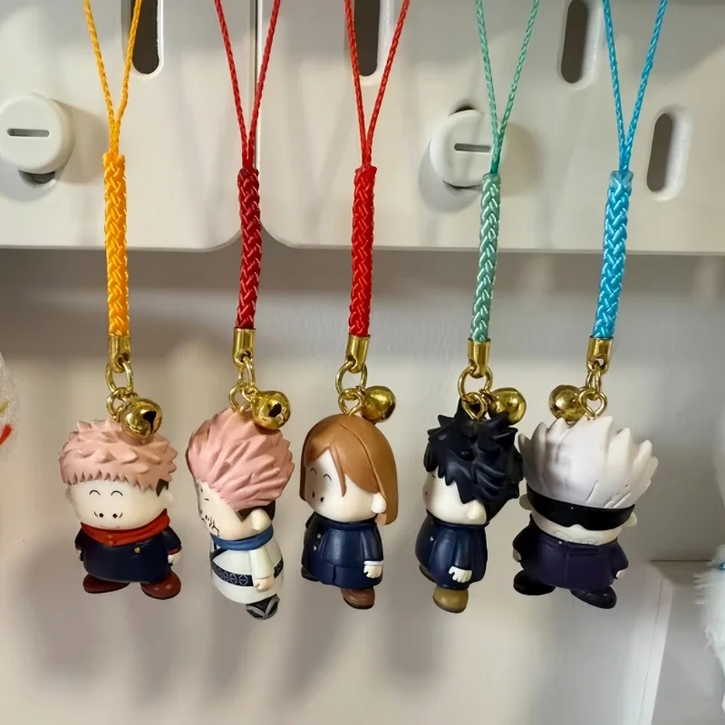 Jujutsu Kaisen Anime Figuur Itadori Yuji Gojo Satoru Tas Sleutelhanger Model Speelgoed Gashapon Karakter Bell Ornament Verrassing Kerstcadeau