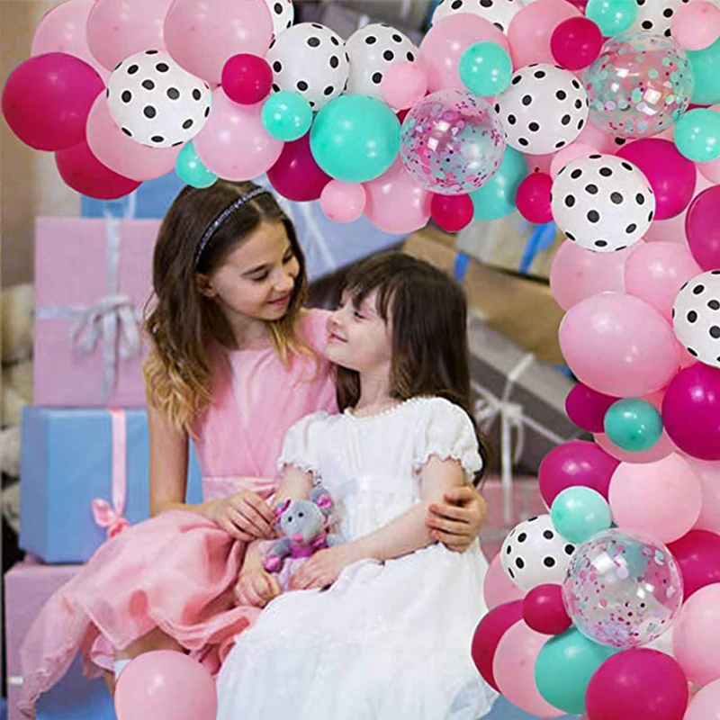 125 Pcs Surprise Party Decorations Balloons Garland Arch Kit for Wedding Baby Shower LOL Inspired Birthday Party Supplies