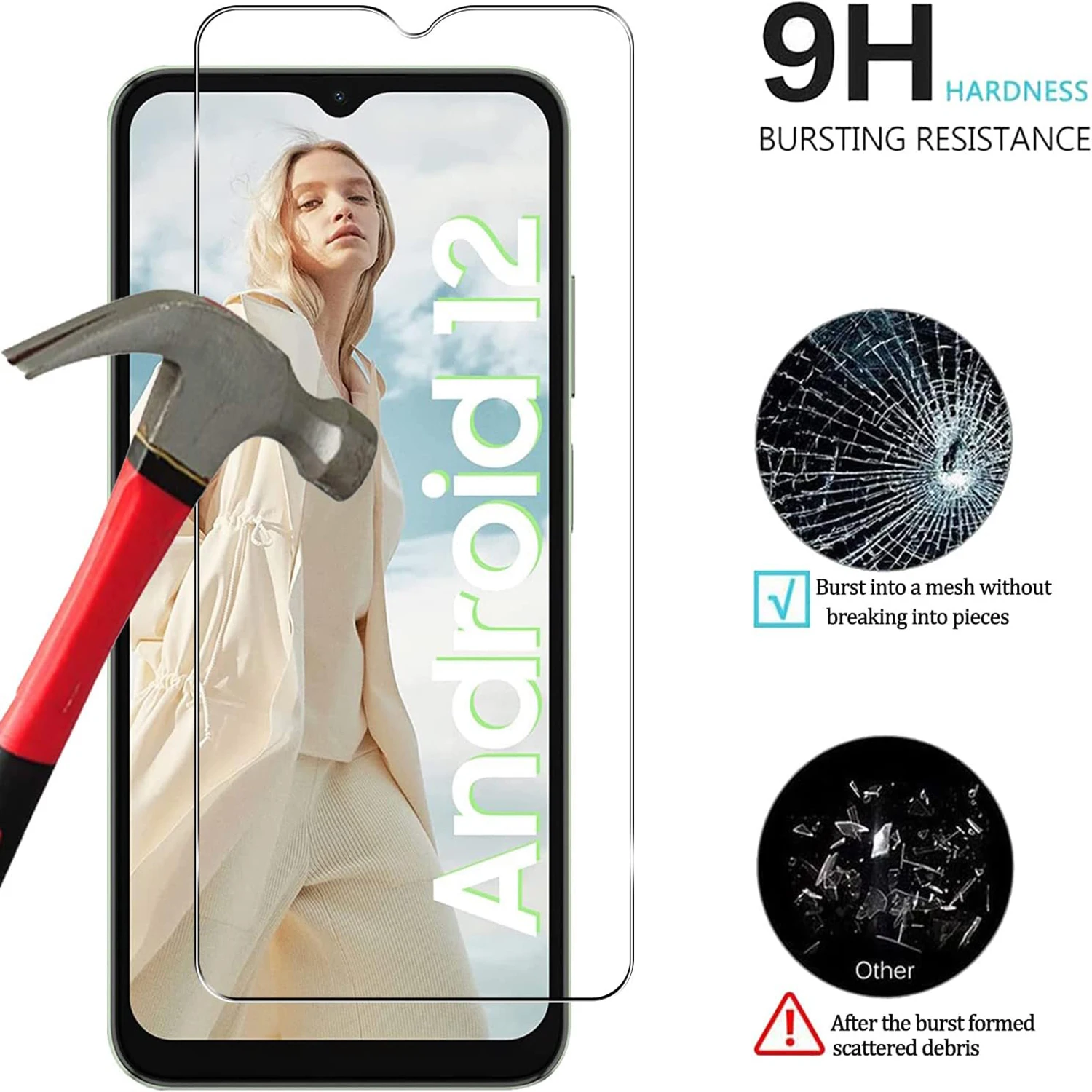 Do folii ochronnej ze szkła hartowanego Blackview A52 / A52 Pro — zdjęcie 4