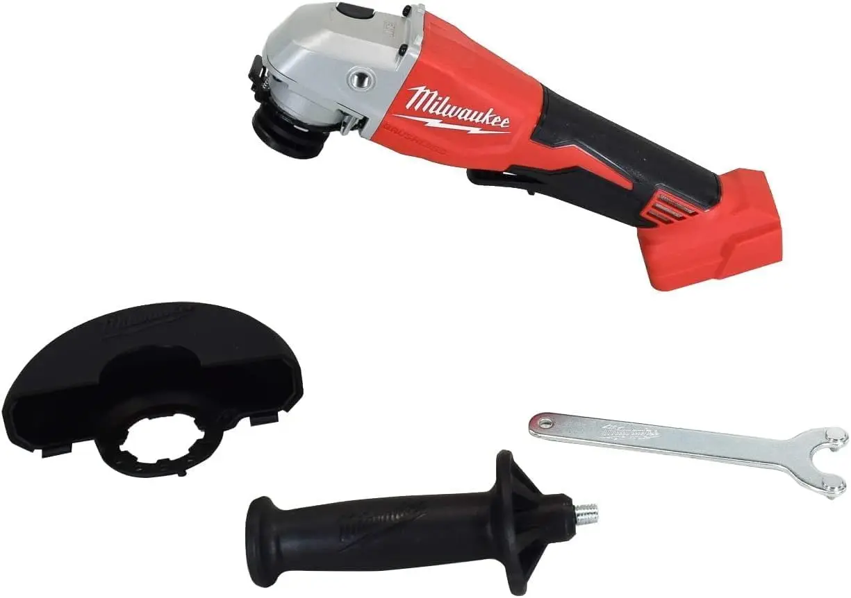 High-Performance 4-1/2 to 5 Inch Cut-Off Grinder with Brushless Motor and Safety Features