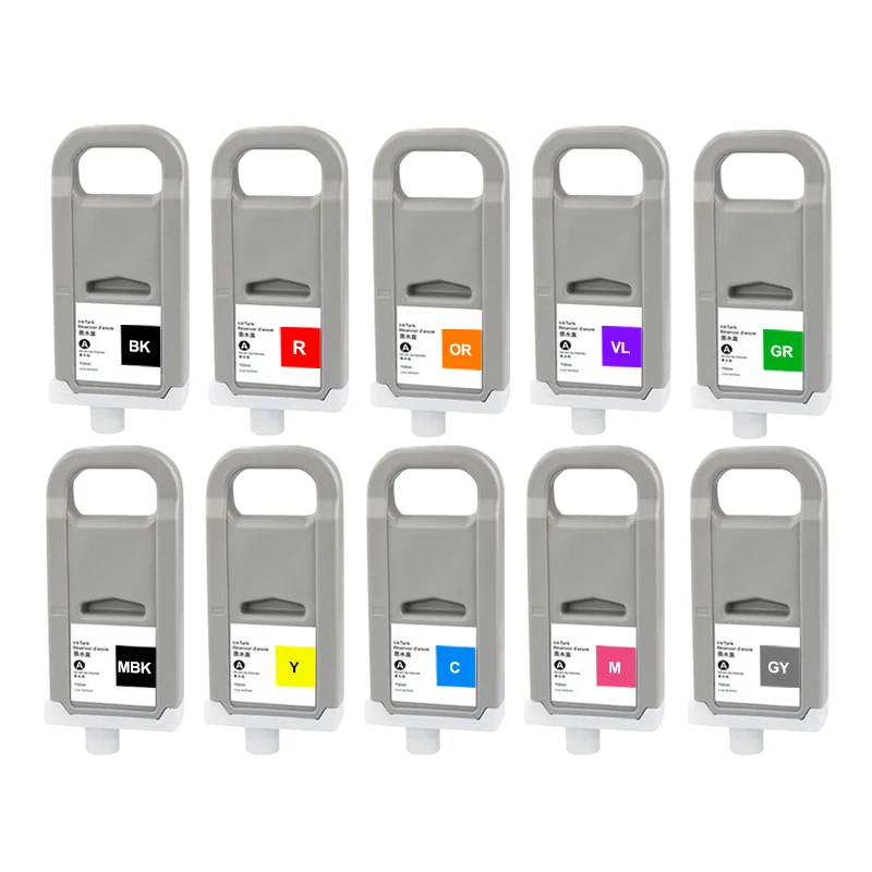 PFI2700 PFI-2700 Ink Cartridge Compatible For Canon imagePROGRAF GP-4000 GP-2000 GP-4600S GP-6600SPrinter With 700ML Pigment Ink