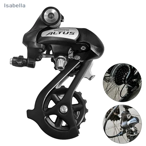 Imagen 1 del producto ♥ ♥ ♥ Desviador trasero M310 para bicicletas de montaña, palanca de cambios de 7/8 velocidades y palanca de cambios de pulgar de 21/24 velocidades, palanca de cambios con gancho para bicicleta