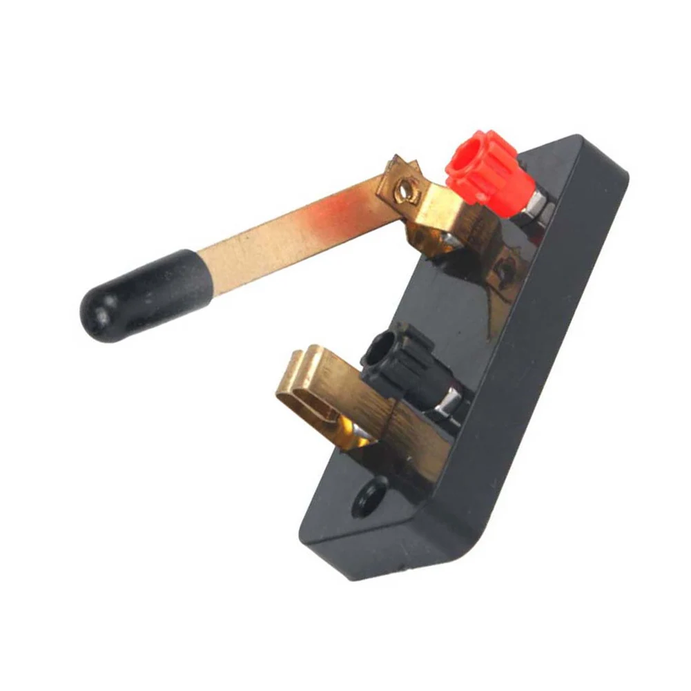 

Reliable classroom single pole single throw SPST switch for teaching basics of circuits ABS copper screw posts 7.5 3.5cm