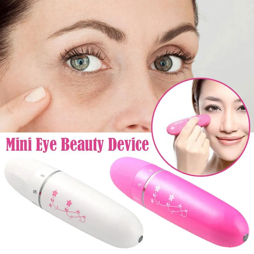 1pcs Electric Mini Eye Massager Facials Vibration Wrinkle Massager Dark Care Device Eye Circles Removal Skin Anti-Ageing To L5B7