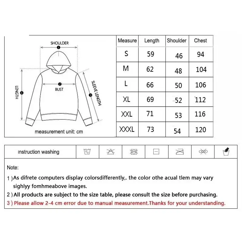 Herbst-Winter-Fleece-Hoodies, modische Freizeit-Sweatshirts für Herren und Damen, Harajuku, warme, übergroße Pullover, 11 Farben, Hip-Hop-Streetwear – Detail 2