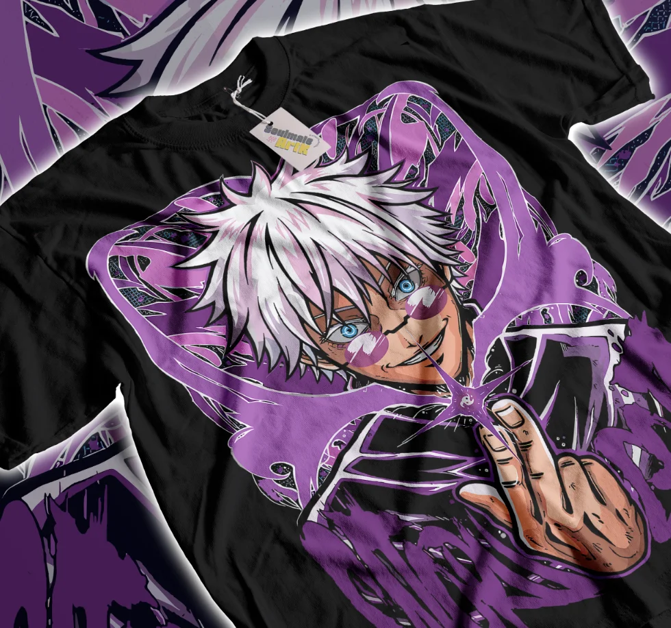 Gojo Satoru T-Shirt Megumi Itadori Yuji Jujutsu Kaisen Sukuna Sweater Soft Tee