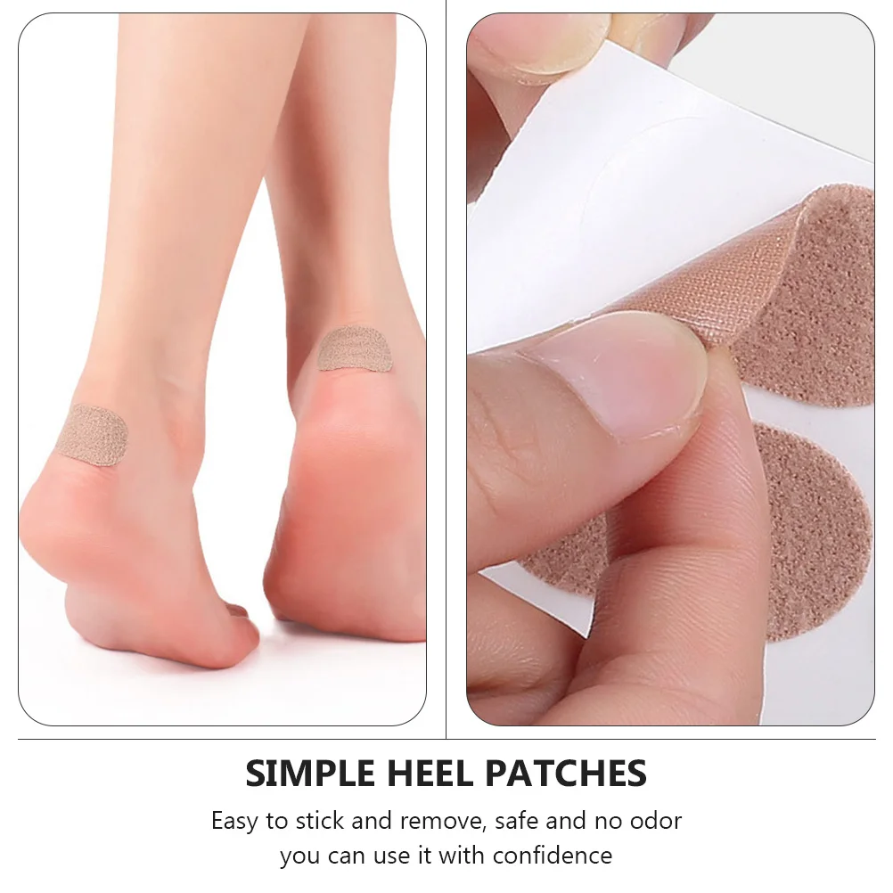 

10 Sheets Durable Prevent Blister Heel Stickers Multi-Purpose Invisible Foot Corns Protective Breathable Adhesive Pads