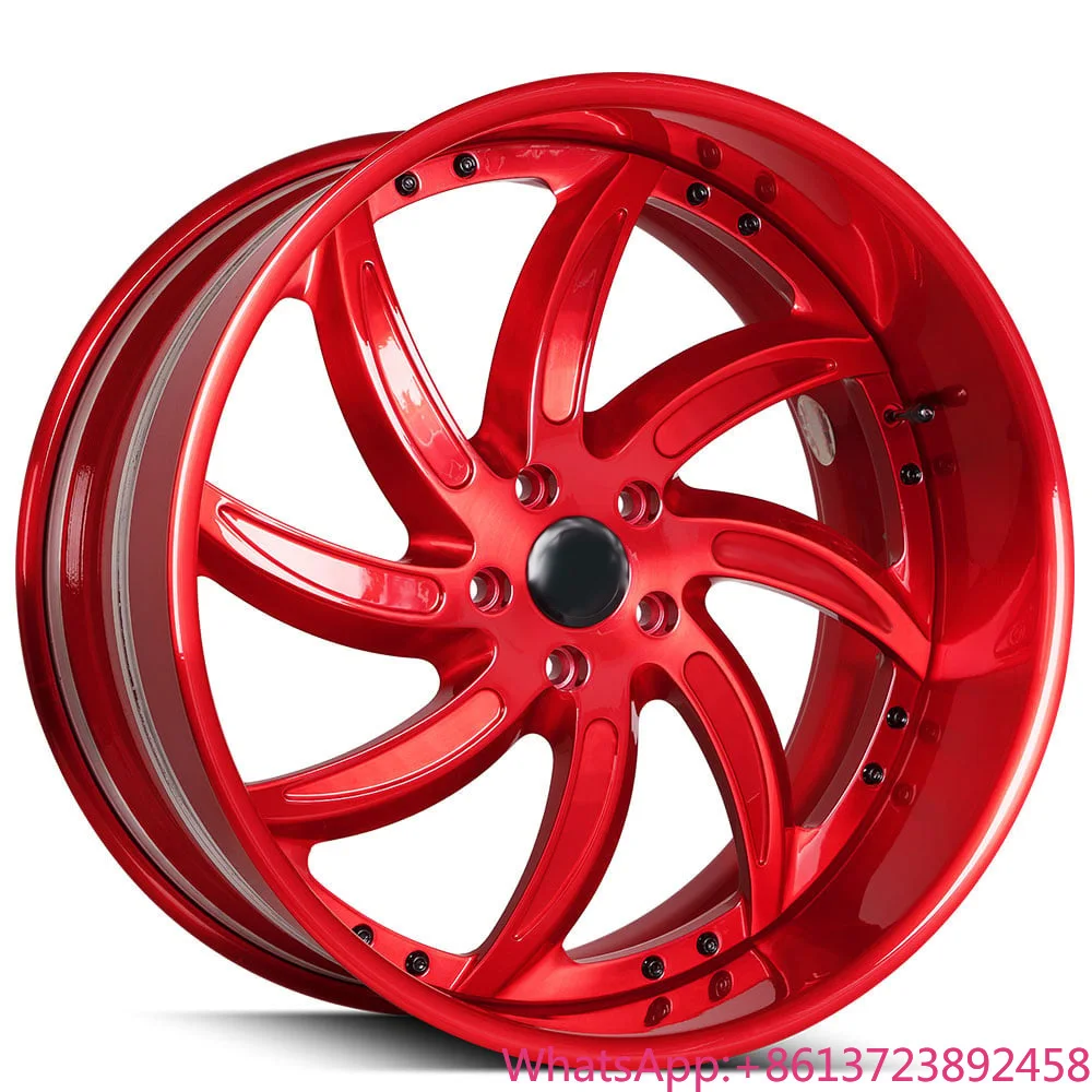 

Colorful 18-24 Inch Double Piece Forged Wheels for F10 E60 E90 Alloy Passenger Car Wheels 5*120 5*112 5*114.3