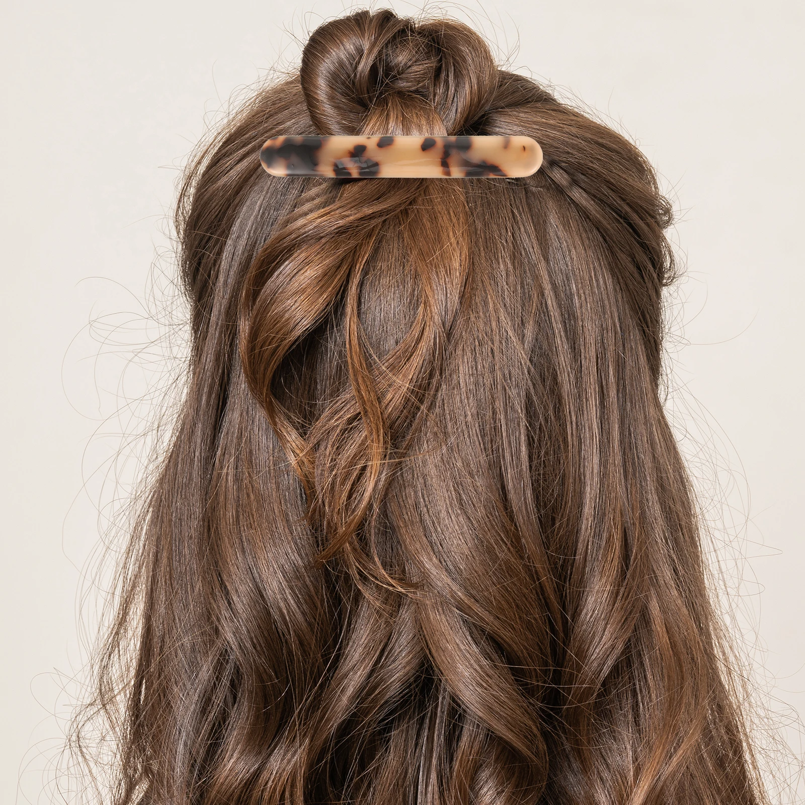 

3 Pcs Hair Clip Pin Ponytails Barrettes Tortoise Shell Salon Women Hairpins Elastic