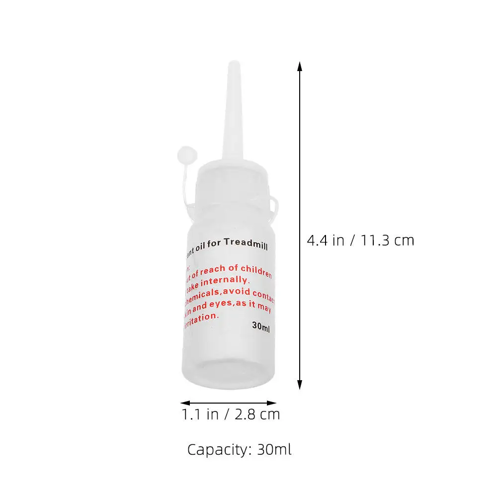 5 Bottles Treadmill Oil Belt Lubricant Silicone Formula for Belt Friction Reduction Effective Treadmill Cleaning Oil Maintenance