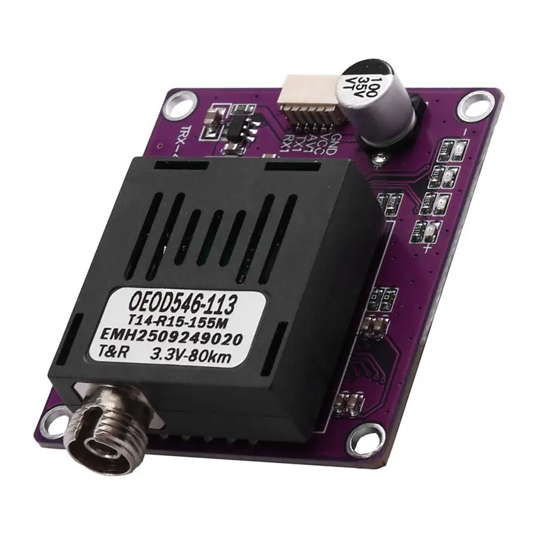 

B63B-80KM TTL Optical Transceiver Module DC 5.5-26V Optical Terminal Equipment Drone-Specific TX Skyend